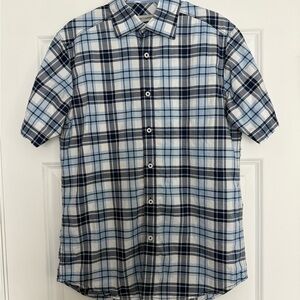 Men's James Campbell Blue Plaid Shirt